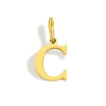 pendentif lettre or pour un cadeau