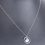 pendentif lettre en cœur tendance