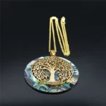 coquillage d'ormeau en pendentif