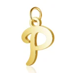 pendentif or lettre pour un cadeau