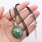 pendentif aventurine avec chakras