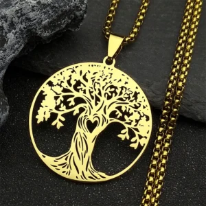 pendentif arbre de vie en métal