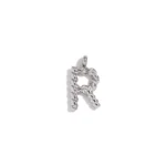 pendentif lettre initial en or