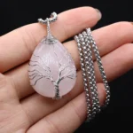 pendentif en argent massif arbre de vie