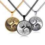 accessoire de mode Ying Yang Arbre De Vie