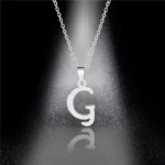 pendentif initial fashion en argent