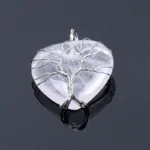 pendentif arbre de vie en argent finition brillante