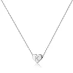 pendentif coeur personnalisé en argent