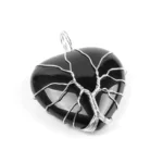 pendentif arbre de vie en argent contemporain