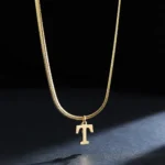 pendentif or tendance initial A