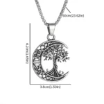 pendentif argent arbre de vie