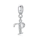 accessoire lettre initial en argent