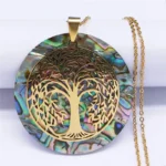 pendentif or coquillage d'ormeau