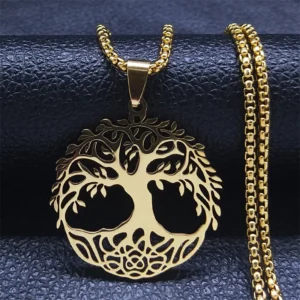 Pendentif arbre de vie en or