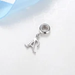 bijou lettre initial en argent