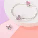 pendant lettre initiale pour bracelet personnalisé