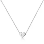 pendentif coeur en argent pour femmes